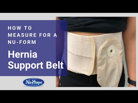 How to Measure for a Nu-Form Hernia Support Belt