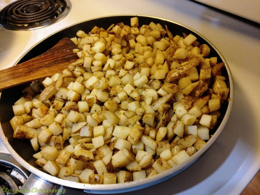 Hashed brown potatoes
