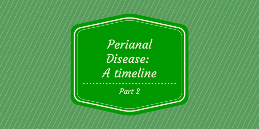 Perianal Disease timeline part 2 cover