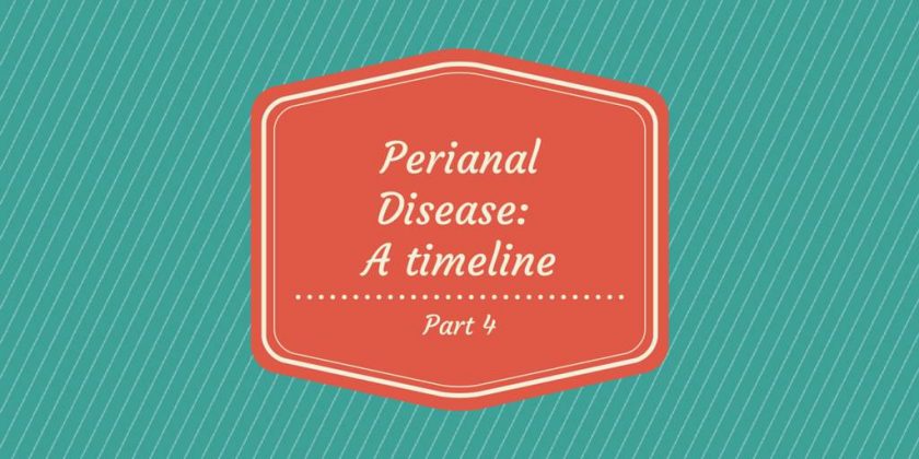 Perianal Disease timeline part 4 cover