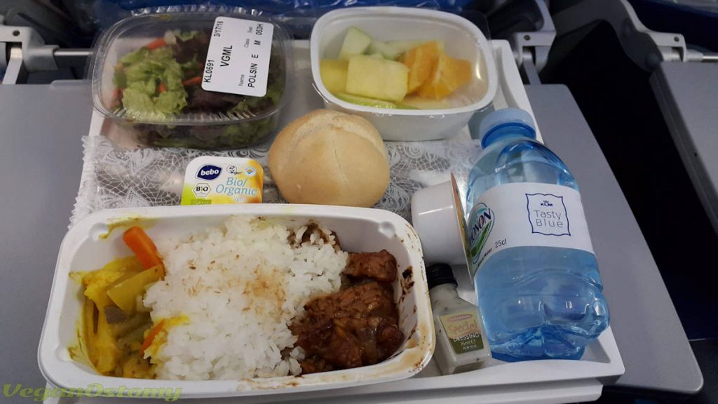 Vegan Airplane food KLM