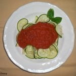 raw zucchini dish