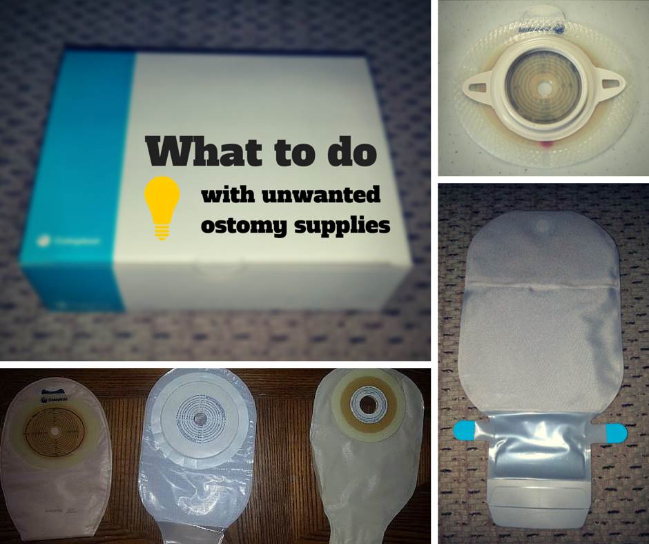 What to do with unwanted ostomy supplies