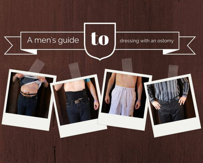 Men's guide to dressing with an ostomy