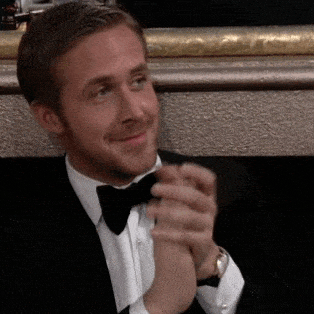RYAN GOSLING APPROVES reacctiongif