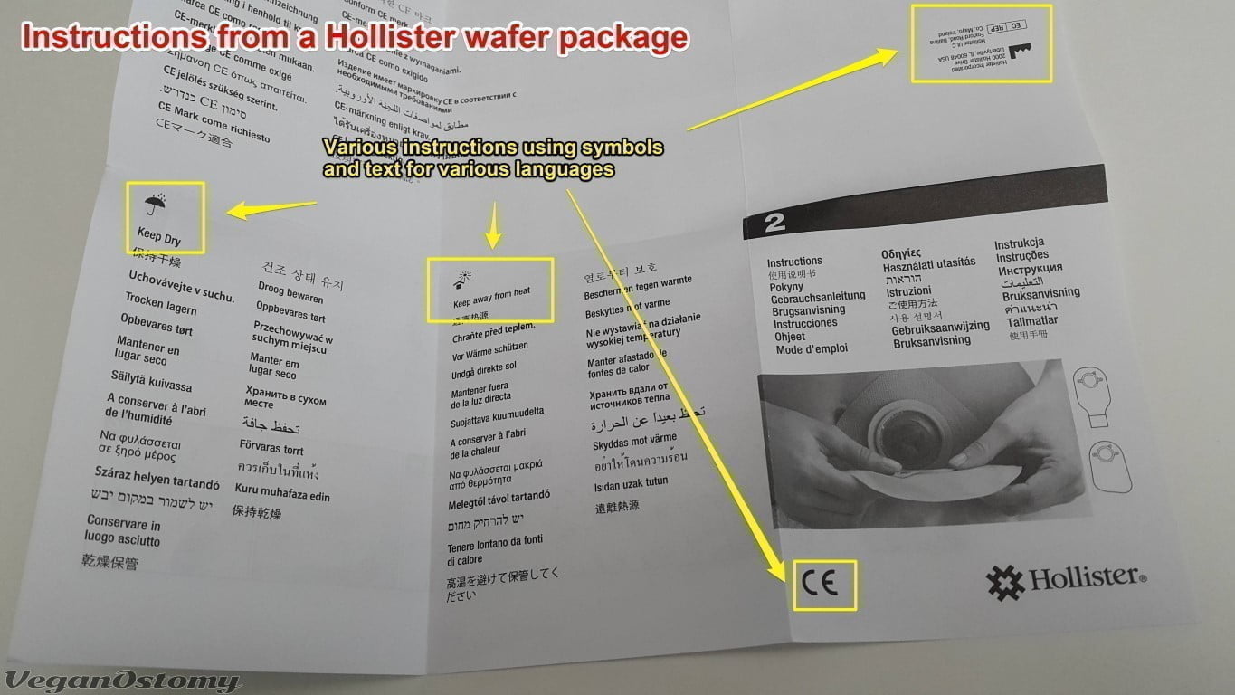 Hollister ostomy appliance instructions info