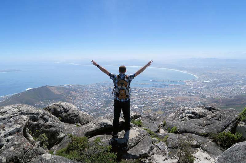 VeganOstomy Table Mountain Cape Town Victory