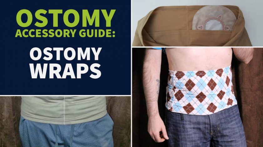 Ostomy wraps guide header small