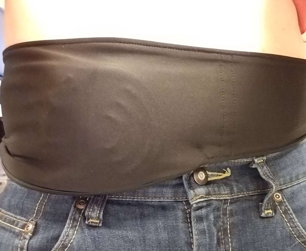 Ostomy Resolutions Guard under a StealthBelt small