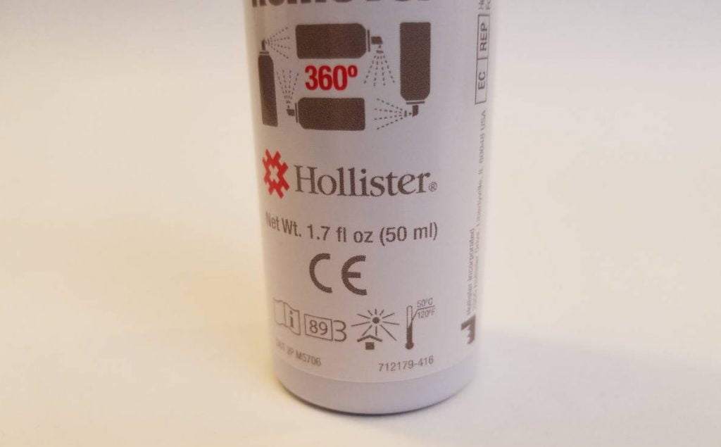 Hollister Adapt adhesive remover bottom of can