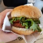 Beyond meat vegan burger