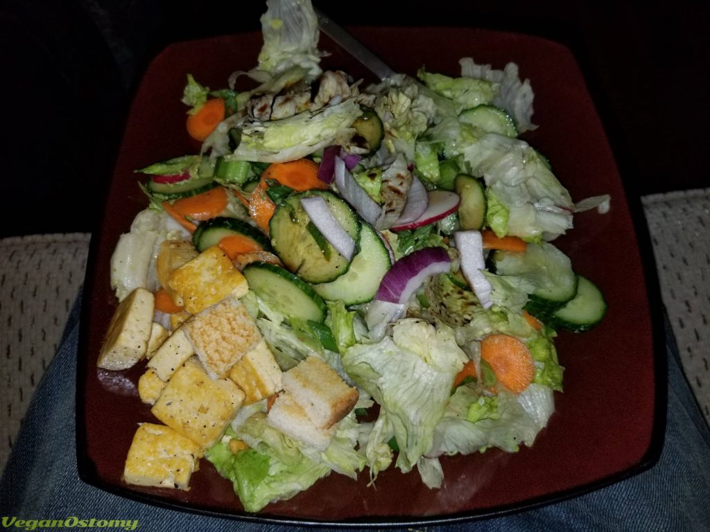Large tofu salad