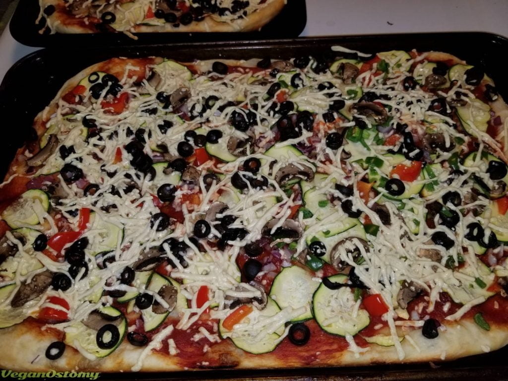 More homemade vegan pizza